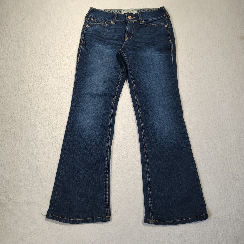 Ariat REAL Denim Women 29L Blue Rosa Boot Jean Cotton Blend Western Work READ